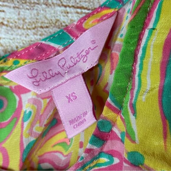 Lilly Pulitzer 100% Silk Tank Top - Picture 4 of 10